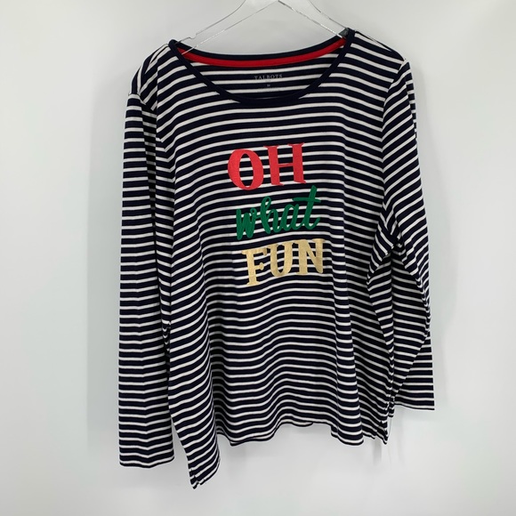talbots christmas tops